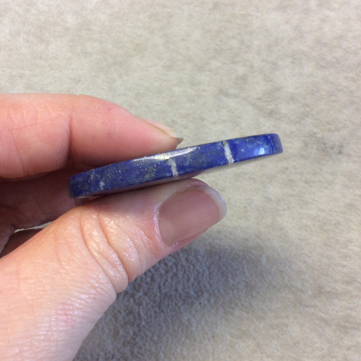 Lapis Lazuli Gem Cracked Tongue